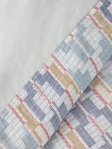 John Lewis Merida Chevron Pure Cotton Jacquard King Duvet Cover Set - Multi