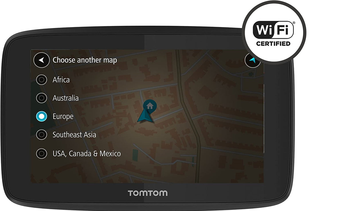 TomTom 5" Car Sat Nav GO 5200 with World Maps Wi-Fi - Black