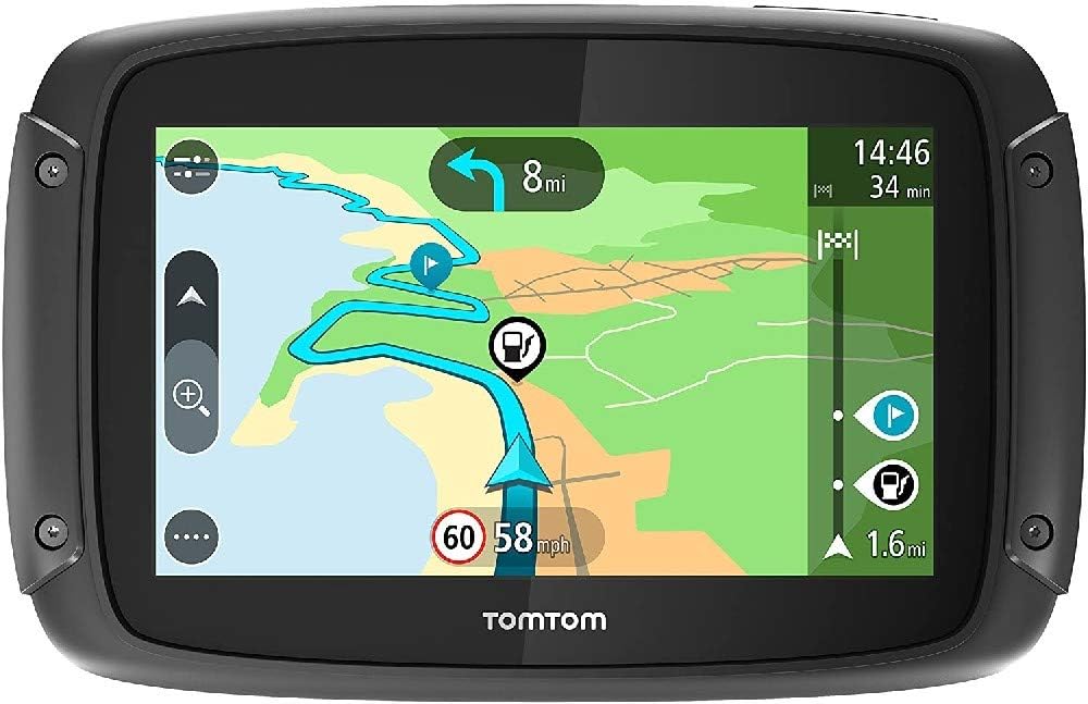 TomTom Rider 420 Smart Motorcycle Bike Sat-Nav 48 European Countries - Black - Kazoop 