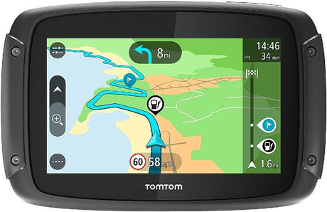 TomTom Rider 420 Smart Motorcycle Bike Sat-Nav 48 European Countries - Black - Kazoop 