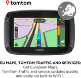 TomTom Rider 500 Motorcycle 4.3" Sat Nav GPS With Europe Maps - Black