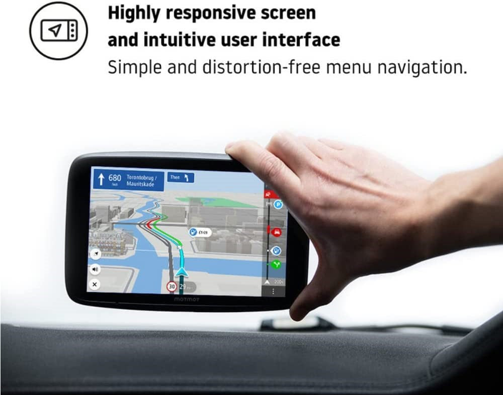 TomTom GO Discover 5" Car Sat Nav World Maps - Black - Kazoop 