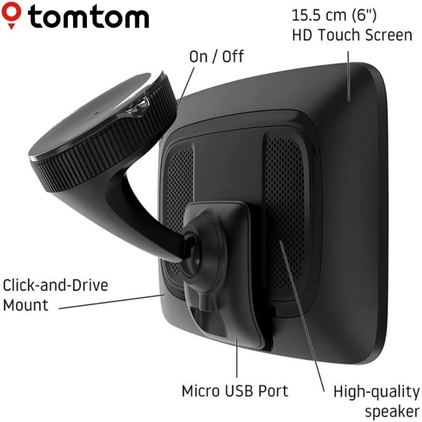 TomTom GO Discover 7" Car Sat Nav with World Maps - Black