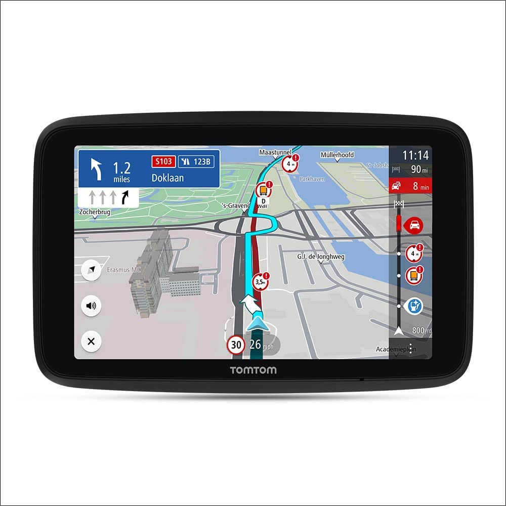 TomTom GO Expert 7" UK ROI Full Europe Truck Sat Nav - Black - Kazoop 