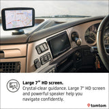 TomTom GO Expert 7" UK ROI Full Europe Truck Sat Nav - Black - Kazoop 