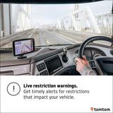 TomTom GO Expert Truck Sat Nav 6" World Maps - Black - Kazoop 