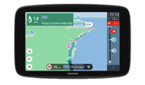 TomTom GO Camper Max 7 Inch Campervan and Caravan Sat Nav World Maps - Black - Kazoop 