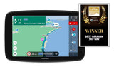 TomTom GO Camper Max 7 Inch Campervan and Caravan Sat Nav World Maps - Black - Kazoop 