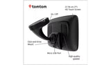 TomTom GO Camper Max 7 Inch Campervan and Caravan Sat Nav World Maps - Black - Kazoop 