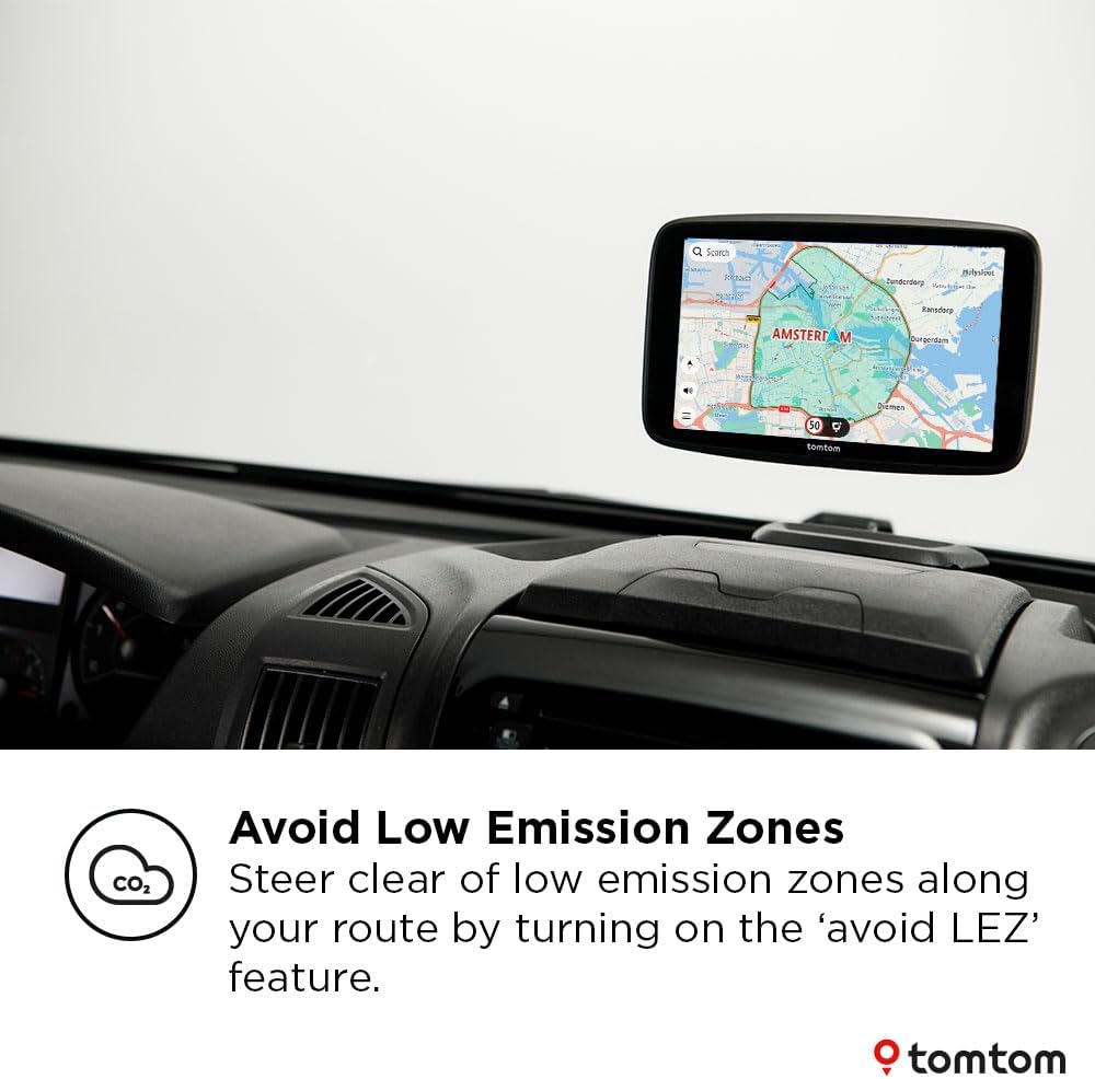 TomTom GO Camper Max 2nd Gen Campervan & Caravan 7'' Sat Nav - World Maps B