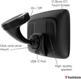 TomTom Campervan Caravan Sat Nav GO Camper Max 2nd Gen 7" World Maps - Black