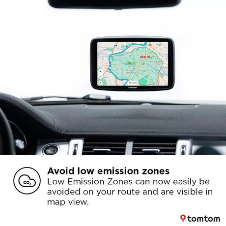 TomTom GO Navigator 7" Car Navigation Screen Real-Time Traffic Europe Maps