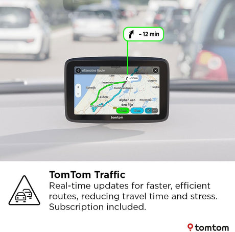 TomTom GO Classic 6'' 2nd Gen Touchscreen UK/ROI & EU Maps Sat Nav - Black