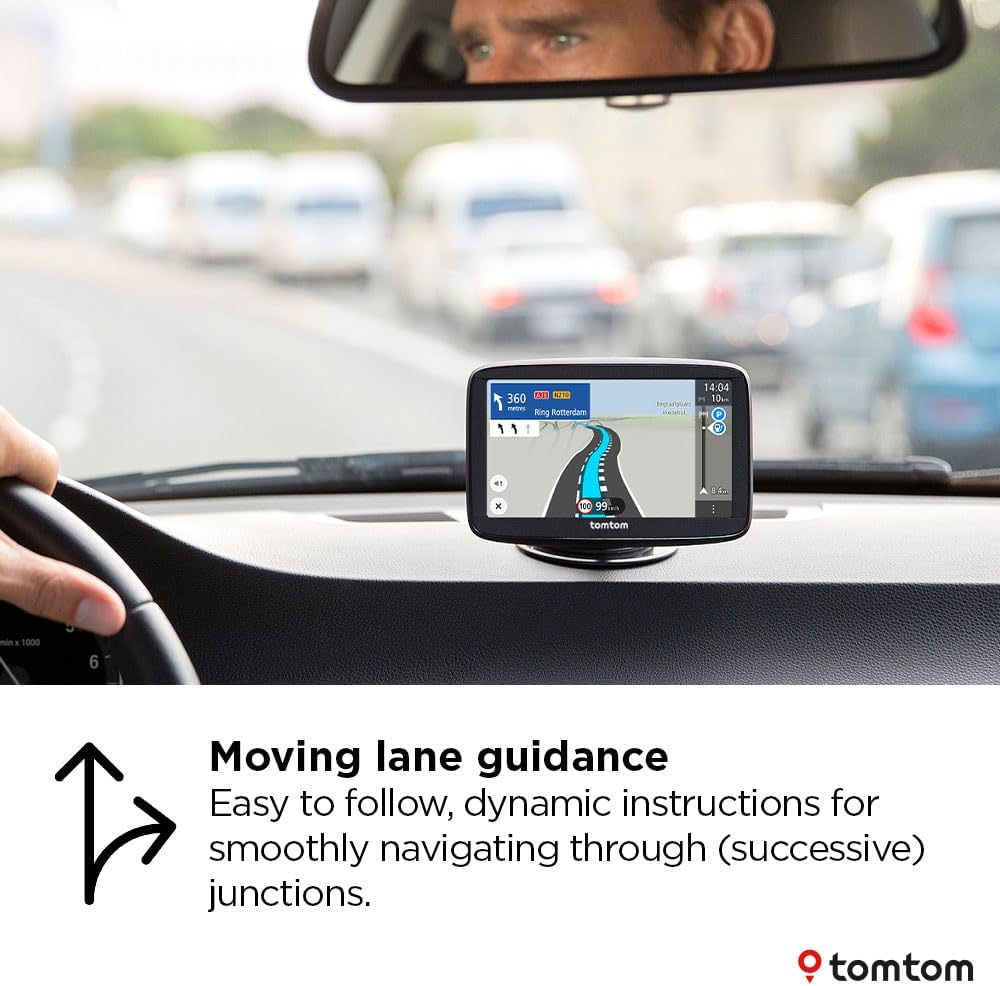 TomTom GO Classic 6'' 2nd Gen Touchscreen UK/ROI & EU Maps Sat Nav - Black