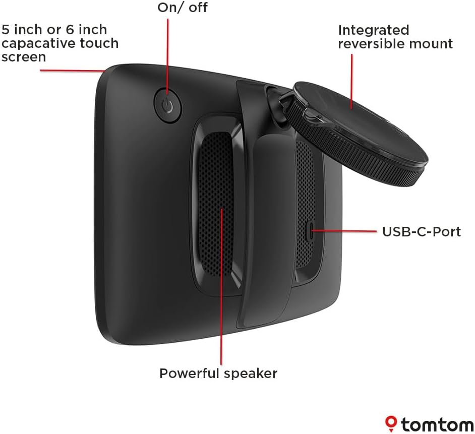TomTom GO Classic 6'' 2nd Gen Touchscreen UK/ROI & EU Maps Sat Nav - Black