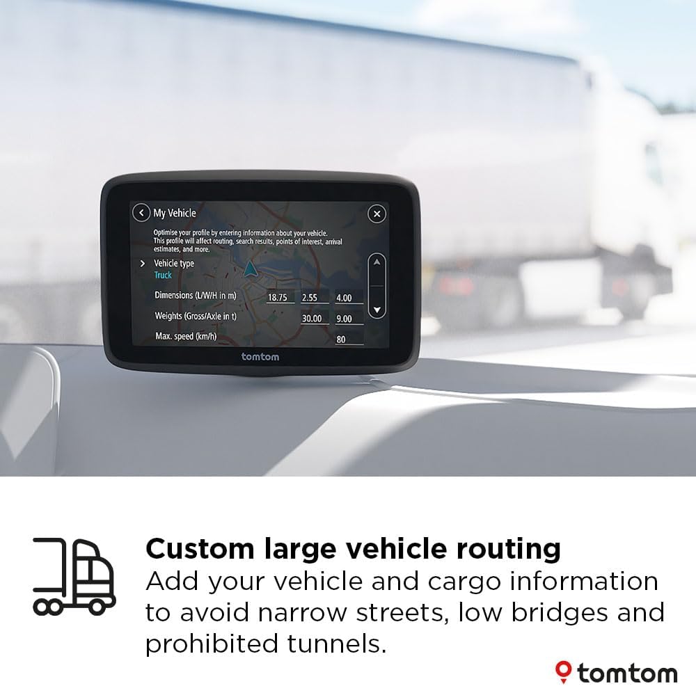 TomTom GO Professional 2nd Gen 6'' Truck Europe Maps Touchscreen Sat Nav