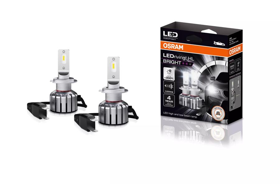 OSRAM LEDriving HL BRIGHT12V 19W LED Headlight Bulbs 6000K Cool White H7/H18