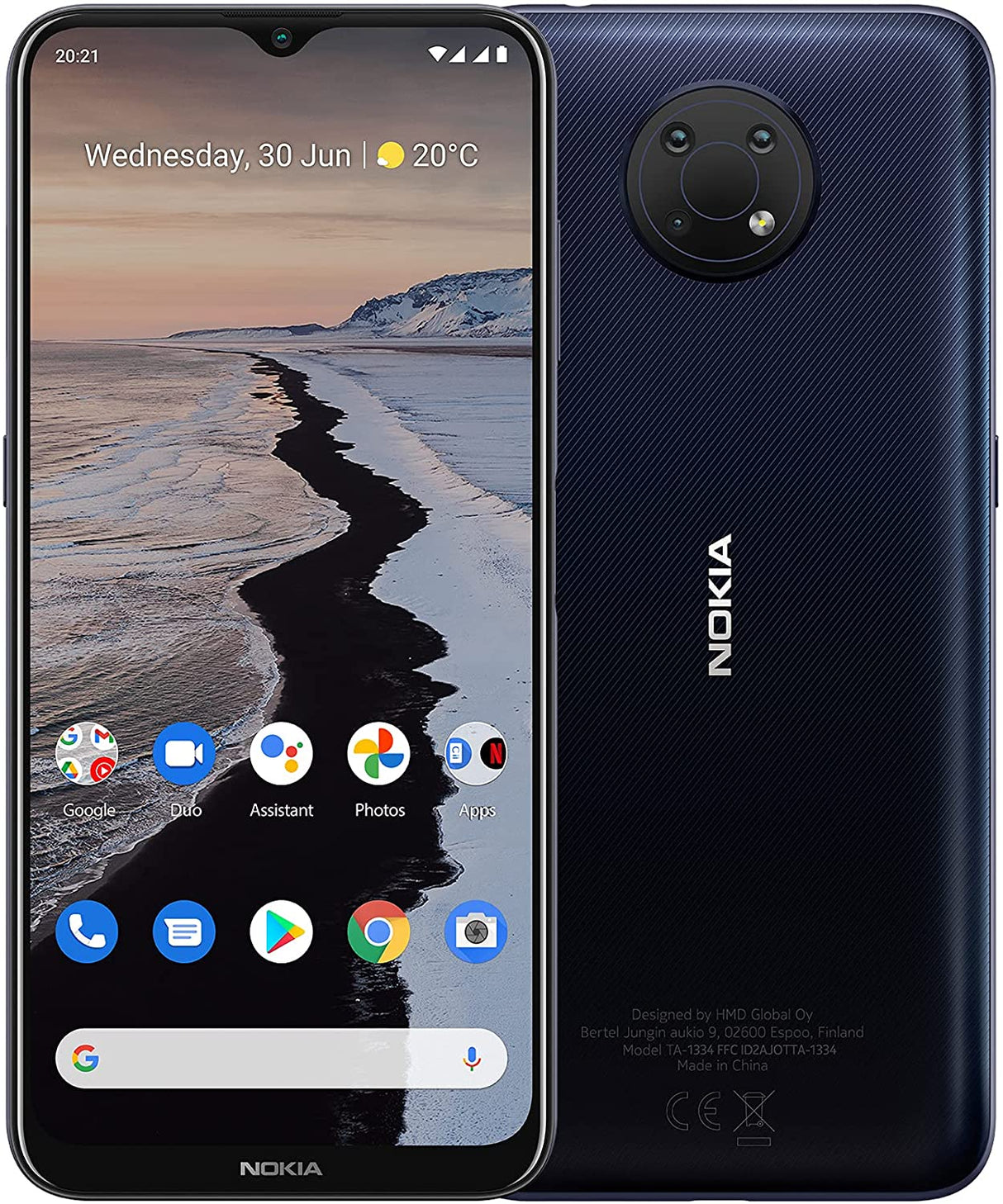 Nokia G10 4G 6.5" Smartphone 3GB RAM 32GB Dual Sim Unlocked - Night Blue