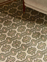 Sanderson Matmi Rectangular Abstract Rug - Avocado Green - L230 x W160cm