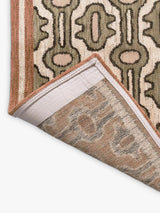Sanderson Matmi Rectangular Abstract Rug - Avocado Green - L230 x W160cm