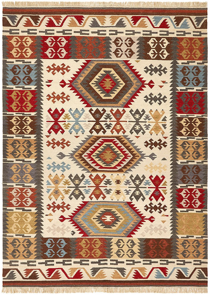 John Lewis Fusion Manisa Kelim Rug 100% Wool 300cm x 200cm