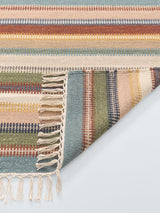 John Lewis Somerton Stripe Wool Rich Runner Rug 240 x 70cm - Natural/Multi