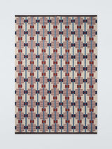 John Lewis Calado Geometric Wool Rich Cotton Rug 240 x 170cm - Burnt Umber