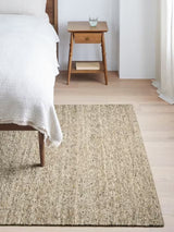 John Lewis Flecks Wool Rich Soft Textured Rug L180 x W120cm - Natural Fleck