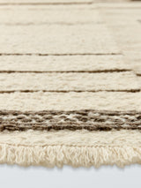 John Lewis Zhala Kelim Pure Wool Abstract Hand Woven Rug 300 x 200cm - Brown