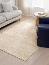 John Lewis Chunky Hand Woven Pure Jute Durable Rug L240 x W170cm - Natural