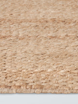 John Lewis Chunky Hand Woven Pure Jute Durable Rug L240 x W170cm - Natural