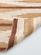 John Lewis Paz Hand Woven Pure Jute Geometric Rug L180 x W120cm - White