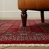 Gooch Luxury Hand Knotted Pakistan Bokhara Wool Rug 185 x 125cm - Red