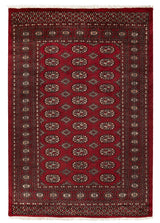 Gooch Luxury Hand Knotted Pakistan Bokhara Wool Rug 185 x 125cm - Red