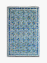 Gooch Luxury Hand Knotted Traditional Afghan Ersari Rug 300 x 200cm - Blue