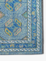 Gooch Luxury Hand Knotted Traditional Afghan Ersari Rug 300 x 200cm - Blue