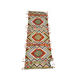 Gooch Luxury Assorted Kilim Wool Rectangular Runner Rug 200 x 65cm Red/Multi