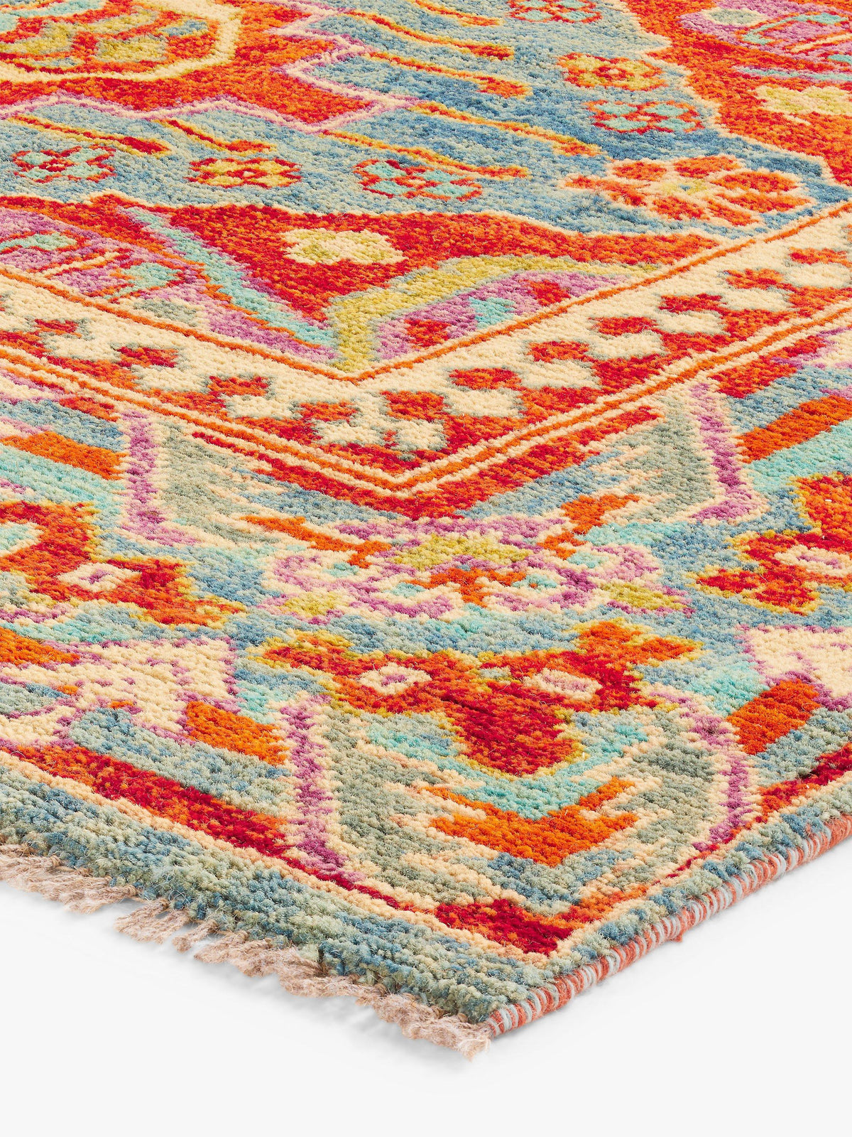 Gooch Luxury Hand Knotted Pastel Balouch Indoor Rug - L180 x W120cm - Multi