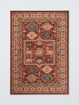 John Lewis Royal Heritage Aztec Pure Indoor Wool Rug - Red - L200 x W135cm