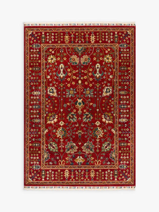 Gooch Luxury Amiri Traditional Wool Blend Rug L230 x W160cm - Red/Multi