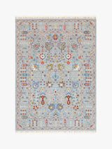Gooch Luxury Multi Ushak Wool Viscose Traditional Rug 180 x 120cm - Grey