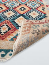 John Lewis Indira Kasak Traditional Wool Abstract Rug - Multi - L150 x W90cm