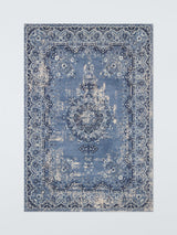 John Lewis ANYDAY Indoor Rectangular Jaipur Rug - Navy - L230 x W160cm