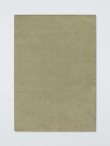 John Lewis Wellington Hand Loomed Pure Wool Rug L180 x W120cm - Light Green