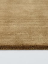 John Lewis Luxury Deep Pile Pure Wool Plain Rug - Tigers Eye - L300 x W200cm