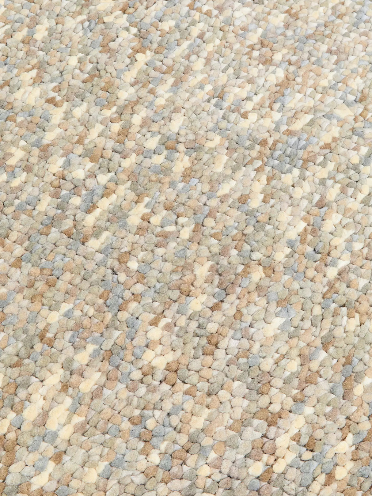 John Lewis & Partners Jelly Beans Wool Rug L180 x W120cm - Natural