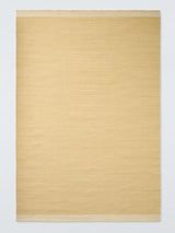 John Lewis Flatwoven Border Hand Woven Rich Runner Rug L240 x W170cm Butter