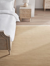 John Lewis Flatwoven Border Hand Woven Rich Runner Rug L240 x W170cm Butter
