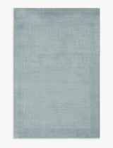 John Lewis Border Rectangular Hand Loomed Wool Rug L170 x W110cm - Blue