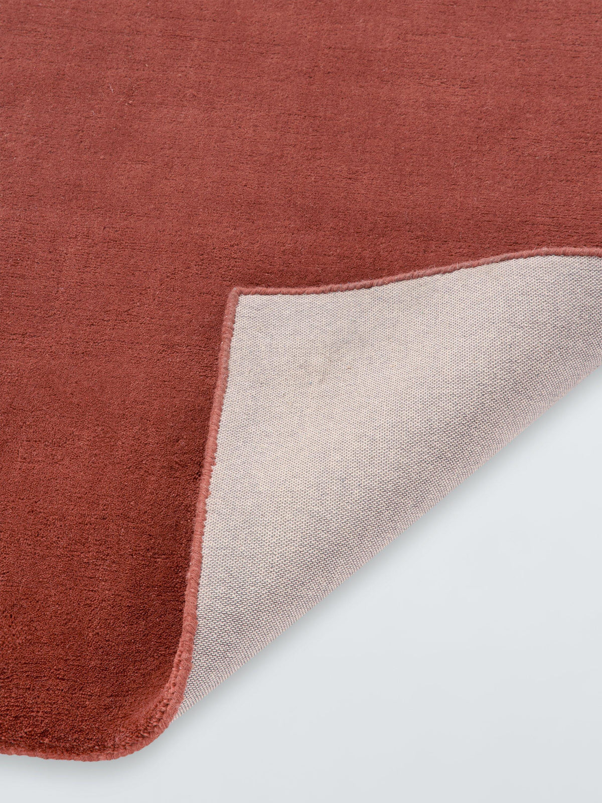 John Lewis Wellington Hand Woven 100% Wool Rug - 120 x 180cm - Baked Clay